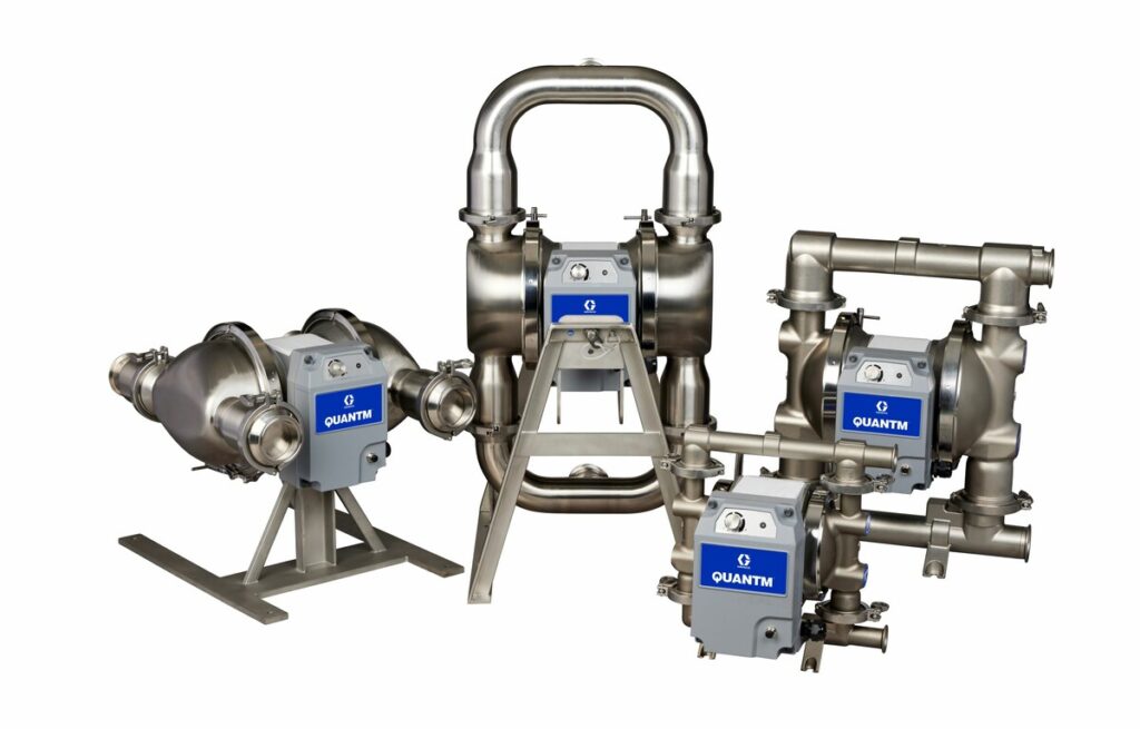 Electric double diaphragm pump